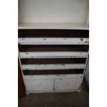 PAINTED PINE LINEN PRESS TYPE CABINET