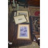 MIXED LOT VARIOUS PRINTS TO INCLUDE SMITHFIELD MARKET, RMS IVENA, FOX HUNTING PRINT AND A PRINT OF