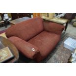 RED TWO-SEATER SOFA