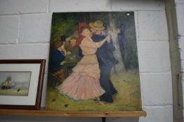 AFTER RENOIR, 'DANCE AT BOUGIVAL', A LATER COPY, CIRCA 1970S, BEARING SIGNATURE SOIZEZI, OIL ON