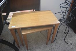 RETRO NEST OF THREE TABLES BY RUSSELL OF BROADWAY, 61CM WIDE