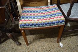 SMALL TAPESTRY COVERED STOOL