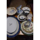 BOOTHS REAL OLD WILLOW PATTERN TABLE WARES PLUS OTHER CERAMICS