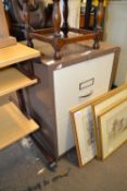 TWO DRAWER METAL FILING CABINET