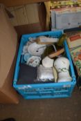 BOX OF HOUSEHOLD SUNDRIES