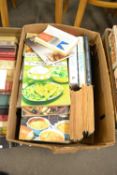 BOX OF COOKERY, FISHING BOOKS ETC