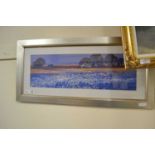 FRAMED WATERCOLOUR COUNTRY SCENE