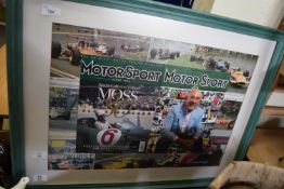 MONTAGE OF MOTOR SPORT MAGAZINE CUTTINGS, F/G