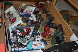 BOX OF VARIOUS TOY VEHICLES