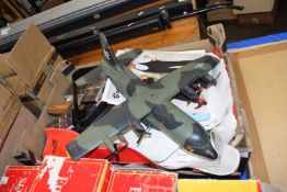 BOX OF VARIOUS BROTHER LEES EPHEMERA, MODEL PLANE AND OTHER ITEMS