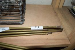 QUANTITY OF BRASS STAIR RODS