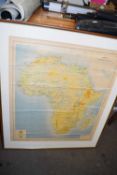 FRAMED MAP OF AFRICA