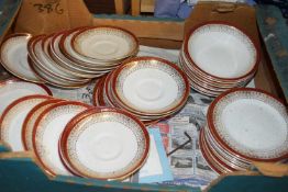 QUANTITY OF ROYAL GRAFTON MAJESTIC PATTERN TABLE WARES