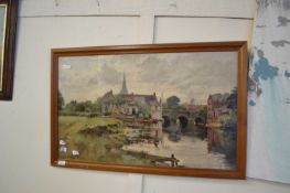 FRAMED PRINT OF A RIVER SCENE