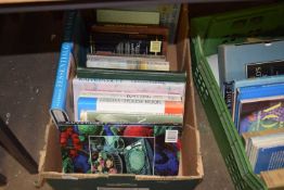BOX OF MIXED BOOKS TO INCLUDE KNITTING AND NEEDLEWORK INTEREST