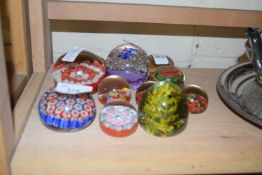 COLLECTION VARIOUS PAPERWEIGHTS