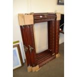 FIVE LARGE MODERN WOODEN PICTURE FRAMES