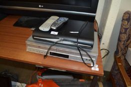 TOSHIBA DVD/VIDEO PLAYER TOGETHER WITH SKY RECEIVER