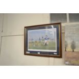 FRAMED FOOTBALL PRINT 'THE OLD FIRM' LIMITED EDITION