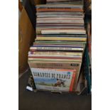 BOX OF CLASSICAL LP RECORDS