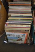 BOX OF CLASSICAL LP RECORDS