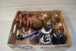 BOX OF TOY DALEKS ETC