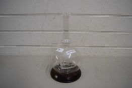 CONTEMPORARY GLASS SHIP IN A DECANTER