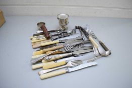 TRAY OF MIXED CUTLERY