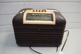 VINTAGE BUSH BAKELITE CASED RADIO