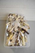 BOX OF SILVER PLATED CUTLERY