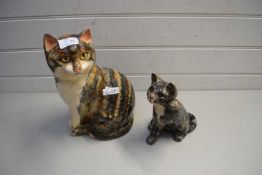 WINSTANLEY MODEL OF A CAT PLUS ONE OTHER (2)