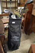 CASE VARIOUS MODERN GOLF CLUBS TO INCLUDE PING, WILSON, SLAZENGER ETC