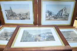 COLLECTION OF LITHOGRAPHIC PRINTS OF SOUTH AFRICAN INTEREST TO INCLUDE VIEW OF SIMONSTOWN, THE ROMAN