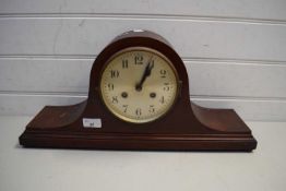 MAHOGANY CASED MANTEL CLOCK