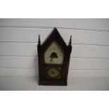 LATE 19TH CENTURY NEWHAVEN MANTEL CLOCK IN ARCHITECTURAL CASE
