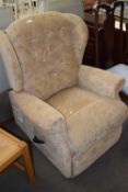 FLORAL UPHOLSTERED RECLINER CHAIR