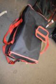 RED AND BLACK INSULATED BAG