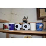 MIXED LOT DECORATED MUGS