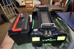VIPER X-RANGE CARP FISHING BAIT BOAT WITH TRAVEL CASE AND ACCESSORIES
