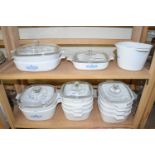 QUANTITY OF PYROSIL WARE, VEGETABLE DISHES ETC