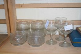 MIXED LOT VARIOUS CLEAR GLASS WARES