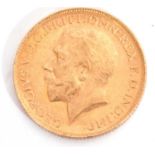 George V sovereign dated 1925