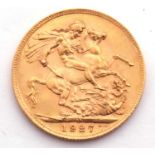 George V sovereign dated 1927