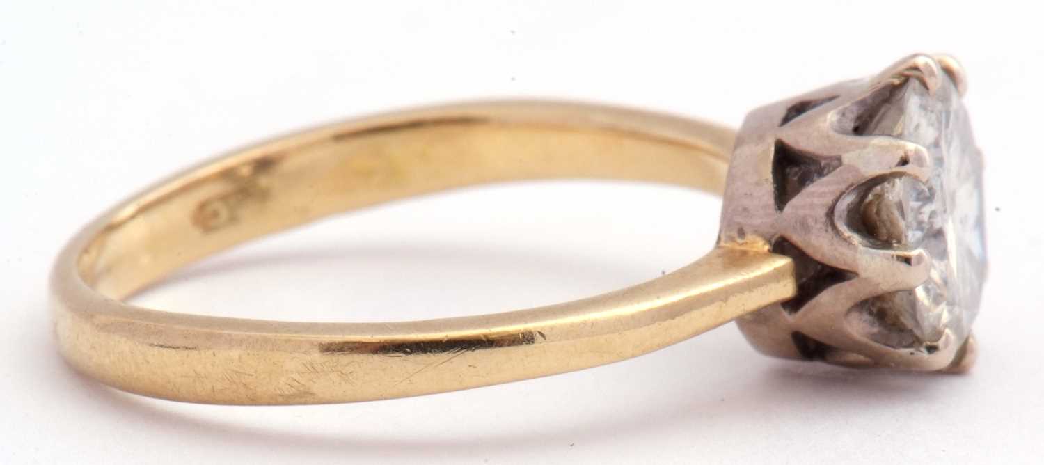 Diamond single stone ring, a round brilliant cut diamond, 1.80ct approx, multi-claw set in a coronet - Image 6 of 8
