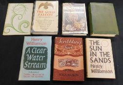 HENRY WILLIAMSON: 8 titles: THE PEREGRINE'S SAGA, ill Warwick Reynolds, London, W Collins, 1923, 1st