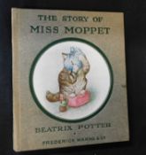 BEATRIX POTTER: THE STORY OF MISS MOPPET, London and New York, Frederick Warne, [1916] 1st edition