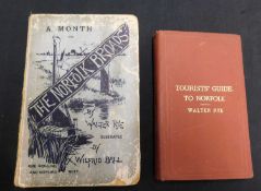 WALTER RYE: 2 titles: TOURISTS GUIDE TO THE COUNTY OF NORFOLK..., London, Edward Stanford, 1880, 2nd