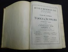 BUCK AND HICKMAN: GENERAL CATALOGUE OF TOOLS AND SUPPLIES FOR ALL MECHANICAL TRADES, London, 1935