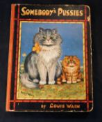 LOUIS WAIN: SOMEBODY'S PUSSIES, London, Paris, New York, Raphael Tuck, circa 1925, coloured