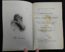 CHARLES DARWIN: A NATURALISTS VOYAGE, JOURNAL OF RESEARCHES INTO THE NATURAL HISTORY AND GEOLOGY